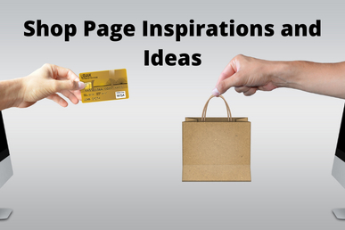 Shop Page Inspirations and Ideas