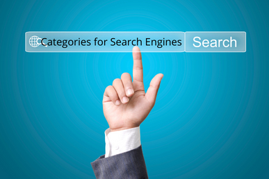 Categories for search engines